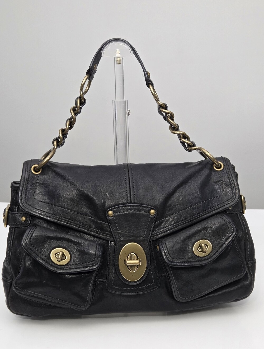 NICE COACH Y2K LIMITED EDITION LEIGH LEATHER LEGACY SATCHEL BAG 11128